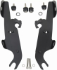 Memphis Shades Mounting Kit Trigger-Lock Batwing-Fairing Black Hardwar