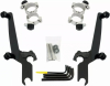 Memphis Shades Mounting Kit Trigger-Lock Sportshield-Windshield Black