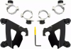 Memphis Shades Mounting Kit Trigger-Lock Cafe-Fairing Black Mnt Kit Ca