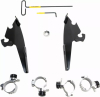 Memphis Shades Mounting Kit Trigger-Lock Batwing-Fairing Black Mnt Kit