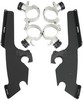 Mounting Kit Trigger-Lock Memphis Fats/Slim-Windshield Black Mnt Kit F