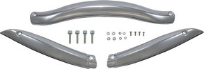 Kuryakyn Windshield Trim Smooth Chrome