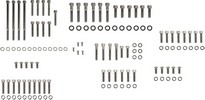 Drag Specialties Black Chrome Socket-Head Motor Bolt Kit Knurled Bolt