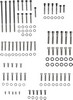 Drag Specialties Black Chrome Socket-Head Motor Bolt Kit Smooth Bolt K
