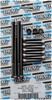 Drag Specialties Black Chrome Socket-Head Primary Cover Bolt Kit Knurl