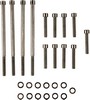 Drag Specialties Black Chrome Socket-Head Primary Cover Bolt Kit Smoot