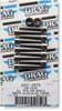 Drag Specialties Black Chrome Socket-Head Cam Cover Bolt Kit Smooth Bo
