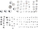 Drag Specialties Bolt Cover Kit Deluxe Chrome Covers Bolt 09-10 Fxst C