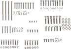 Drag Specialties Chrome Socket-Head Motor Bolt Kit Knurled Bolt Kt Mtr