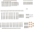 Drag Specialties Chrome Socket-Head Motor Bolt Kit Knurled Bolt Kt Mtr