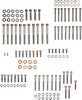 Drag Specialties Chrome Socket-Head Motor Bolt Kit Smooth Bolt Kt Mtr