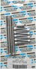 Drag Specialties Chrome Socket-Head Primary Cover Bolt Kit Knurled Bol