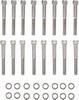 Drag Specialties Chrome Socket-Head Primary Cover Bolt Kit Knurled Bol