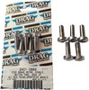 Drag Specialties Disc Brake Front Hub Mounting Bolt Kit Chrome Kit Rot