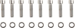 Drag Specialties Bolt Kit M8 Lifter Block Smooth Socket Head Chrome Bo