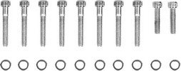Drag Specialties Bolt Kit M8 Side Cover Tranmission Knurled Allen Head