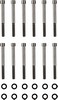Drag Specialties Bolt Kit M8 Crankcase Smooth Socket Head Black Bolt K