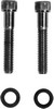 Drag Specialties Bolt Kit M8 Starter Knurled Allen Head Black Bolt Kit