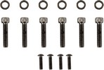 Drag Specialties Bolt Kit M8 Handlebar Control Knurled Allen Head Blac