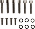 Drag Specialties Bolt Kit M8 Handlebar Control Smooth Socket Head Blac