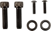 Drag Specialties Bolt Kit M8 Rear Brake Control Knurled Allen Head Bla