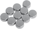 Drag Specialties Chrome Hex Bolt/Nut Cover 5/8" Cover Bolt 5/8 Hex 10P