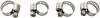 Moose Gear Drive Hose Clamps 6-16mm