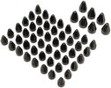 Ciro Cap Fluted Eng Blk 99-16 Cap Fluted Eng Blk 99-16