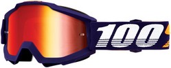 1 Goggle Ac Grib Mir/Red Accuri Grib Offroad Goggle W/ Mirror Red Lens