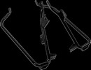 Drag Specialties Support S/B Blk 09-13Flt Support S/B Blk 09-13Flt