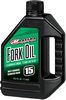 Maxima Fork Oil Front 15W / 1 Liter | 33,8 Fl. Oz. / Clear Oil Fork Ma