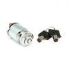 MCS fx style ignition switch 'thin', round key. chrome 77-93 FX, FXR,