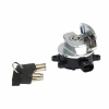 11-up ignition switch, side hinge type. Chrome 11-15 (NU) FXST, 11-17