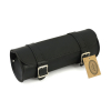 Ledrie, Leather Tool Roll. Black With Black Buckles. 1L. Universal