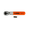 Lang Tools, Mini Ratcheting Bit Wrench. Fine Tooth Univ