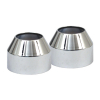 Fork Boot Covers, Chrome 73-74 Xl, 73-77 Fx  (35Mm)