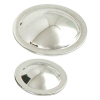 Bdl, Primary Pulley Domes For 3" Drives. Polished 70-84 Shovelhead Kit