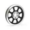 MCS reproduction oem style wheel pulley 70t, 1-1/8" belt. black 00-06
