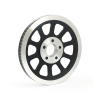 Reproduction Oem Style Wheel Pulley 66T, 20Mm Belt. Black 07-11 Flstf,