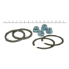 James, exhaust gasket & mount kit. wire/graphite gaskets 84-21 B.T., 8