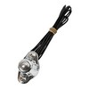 Kustom Tech, Deluxe Handlebar Switch. Single Button Chrome Finished Fo