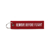 MCS key ring remove before flight red