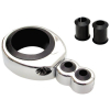 Motion Pro, swivel head clamps Chrome, dual swivel 1" & 1-1/8"