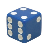 Trik Topz, valve stem caps Universal Dice, blue