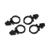 MCS black handlebar wire clips