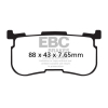 Ebc ebc, organic brake pads. rear Rear: 14-18 Trikes