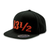13 And A Half Magazine 13 1/2 snapback logo black 3d one size fits mos