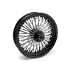 Mcs Radial 48 Fat Spoke Front Wheel 3.50 X 16 Sf Black 04-05 Fxdwg Sf