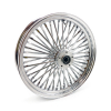 Mcs Radial 48 Fat Spoke Front Wheel 3.50 X 18 Df Chrome 00-07 Touring,