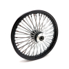 Mcs Radial 48 Fat Spoke Front Wheel 2.15 X 19 Df Black Custom Applicat